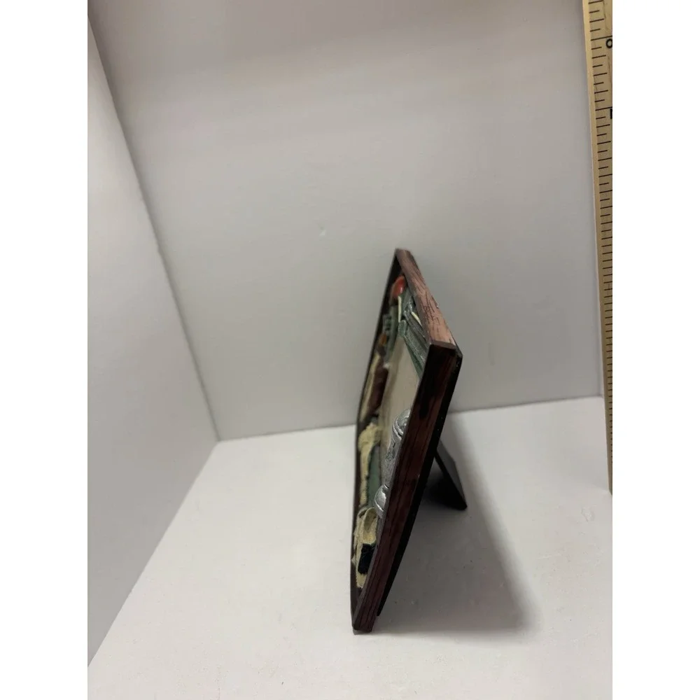 Rustic Ceramic Golf Themed Photo Picture Frame 4x6‎
